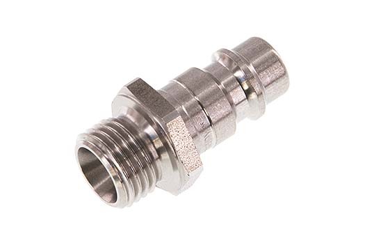 Stainless steel DN 7.2 (Euro) Air Coupling Plug G 1/4 inch Male