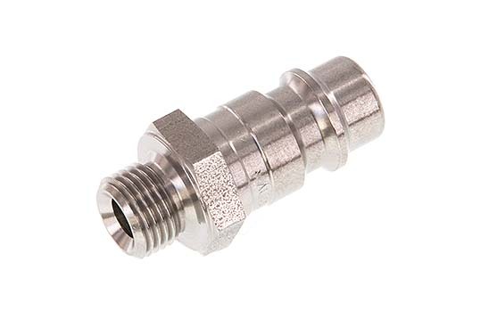 Stainless steel DN 7.2 (Euro) Air Coupling Plug G 1/8 inch Male