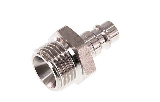 Acier inoxydable 306L DN 7.2 (Euro) Air Coupling Plug G 1/2 inch Male