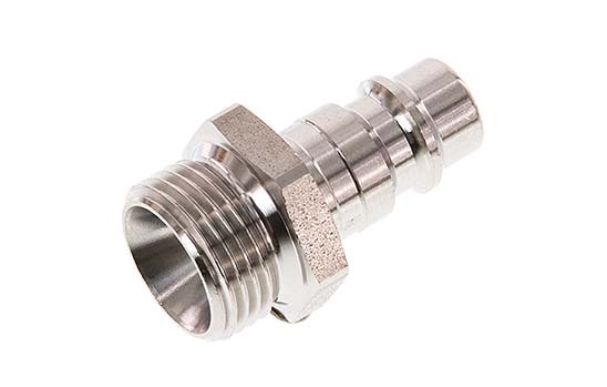 Stainless Steel 316L DN 7.2 (Euro) Air Coupling Plug G 3/8 inch Male