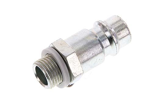 Hardened steel DN 7.2 (Euro) Air Coupling Plug G 1/8 inch Male