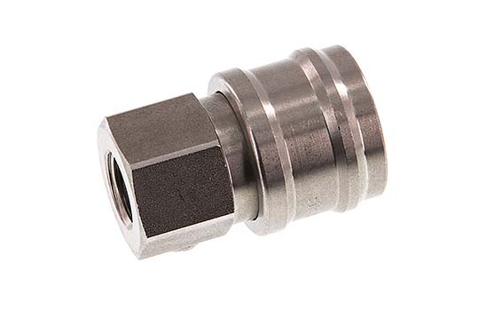 Stainless steel DN 7.2 (Euro) Air Coupling Socket G 1/4 inch Female