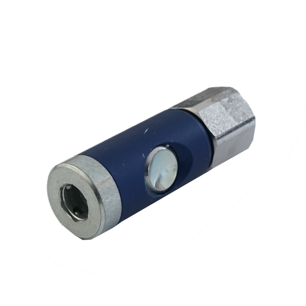 Hardened steel DN 7.4 Safety Air Coupling Socket with Push Button G 1/2 inch Female