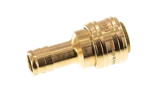 Brass DN 7.2 (Euro) Air Coupling Socket 13 mm Hose Pillar