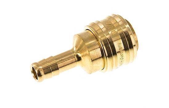 Brass DN 7.2 (Euro) Air Coupling Socket 9 mm Hose Pillar