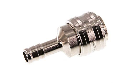 Nickel-plated Brass DN 7.2 (Euro) Air Coupling Socket 9 mm Hose Pillar