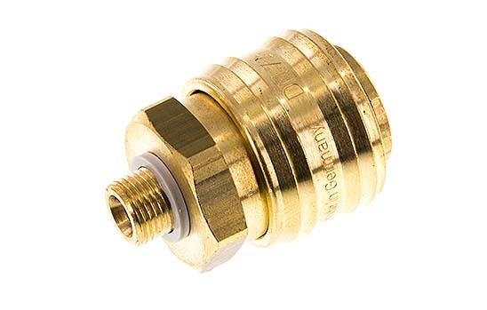 Brass DN 7.2 (Euro) Air Coupling Socket G 1/8 inch Male