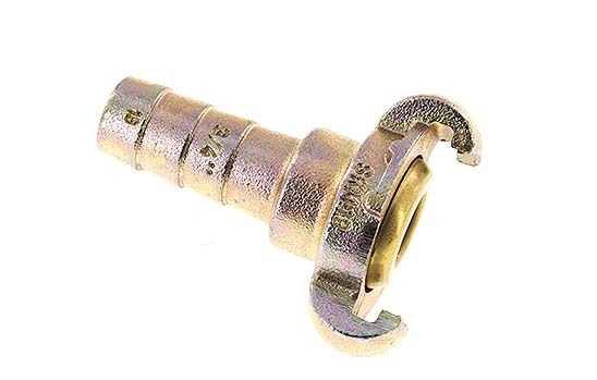 Cast Iron DN 15 DIN 3489 Twist Claw Coupling 19 mm (3/4'') Hose Barb