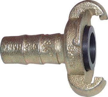 Cast Iron DN 6.5 DIN 3489 Twist Claw Coupling 10 mm Hose Barb