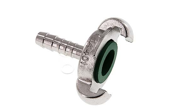 Stainless Steel DN 6.5 DIN 3489 Twist Claw Coupling 10 mm Hose Barb