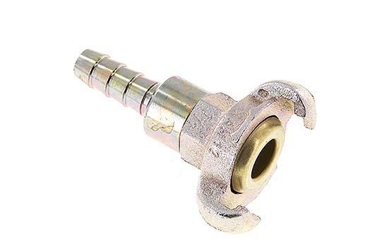 Fonte DN 8.5 DIN 3489 Raccord à griffes tournantes 13 mm (1/2'') Raccord cannelé