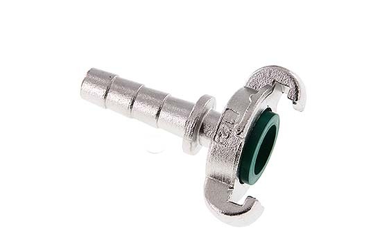 Stainless Steel DN 9 DIN 3489 Twist Claw Coupling 13 mm (1/2'') Hose Barb