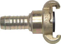 Cast Iron DN 15 DIN 3489 Twist Claw Coupling 19 mm (3/4'') Hose Barb Rotary