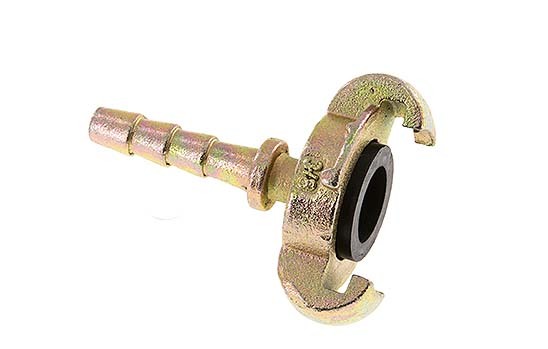 Cast Iron DN 5.5 DIN 3489 Twist Claw Coupling 10 mm Hose Barb Collar