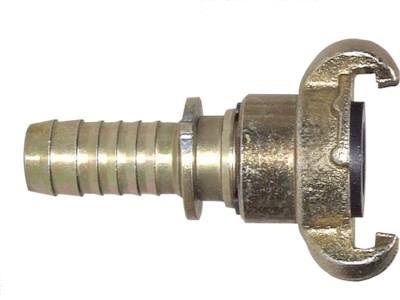 Cast Iron DN 15 DIN 3489 Twist Claw Coupling 19 mm (3/4'') Hose Barb Rotary Collar