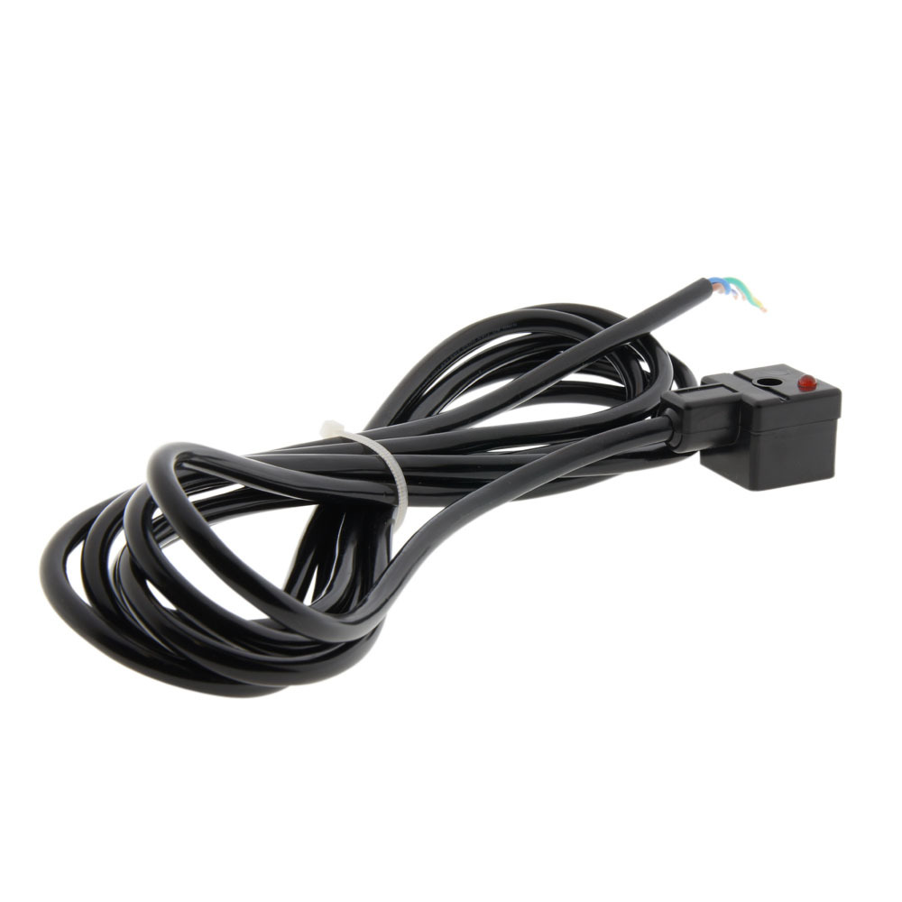 Conector (DIN-A) con cable de 3 m y LED