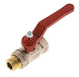 Male To Female R/Rp 3/8 inch 2-Way Brass Ball Valve