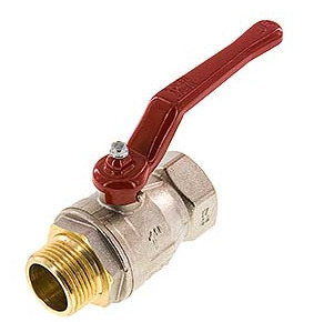 Male To Female R/Rp 1 inch 2-Way Brass Ball Valve