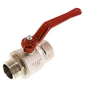 Male To Female R/Rp 1-1/2 inch 2-Way Brass Ball Valve