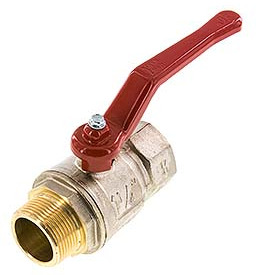 Male To Female R/Rp 1-1/4 inch 2-Way Brass Ball Valve