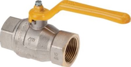 Rp 1/2 inch Gas 2-Way Brass Ball Valve