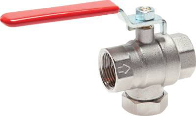 G 1/2 inch Integrated Strainer 2-Way Brass Ball Valve