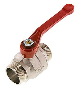 G 1-1/2 inch Male Threaded 2-Way Brass Ball Valve