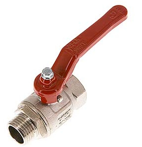 Male To Female G/G 1/2 inch Short Design 2-Way Brass Ball Valve