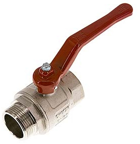 Male To Female G/G 1-1/4 inch Short Design 2-Way Brass Ball Valve