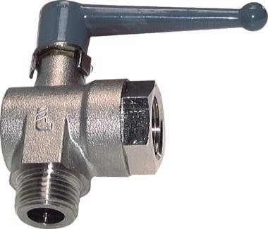 Male To Female G/G 1/2 Inch 2-Way Right Angle Brass Ball Valve