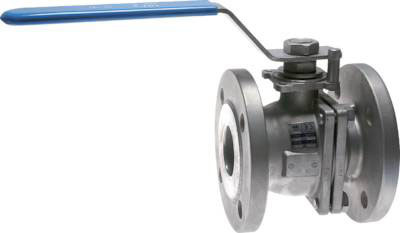Válvula de bola con bridas de 2 vías de acero inoxidable 1.4408 DN 150 PN 16