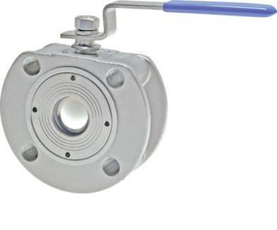 DN 100 PN 16 Stainless Steel 1.4408 2-Way Compact Flanged Ball Valve