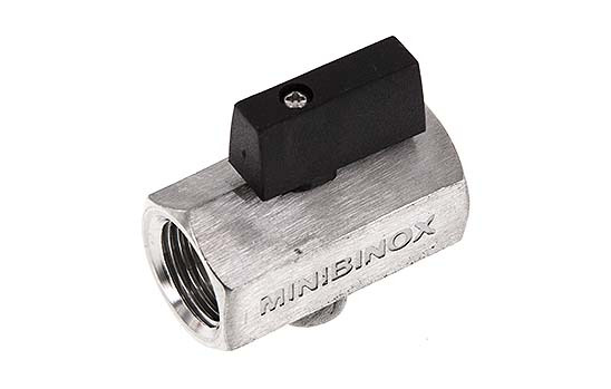 G 1/2 inch 2-Way Stainless Steel Mini Ball Valve 25 Bar