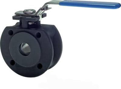 DN 15 PN 40 Steel 2-Way Compact Flanged Ball Valve