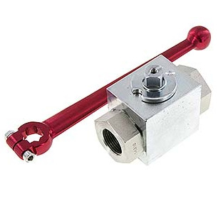 Vanne à bille en acier hydraulique à 2 voies G 3/4 pouce