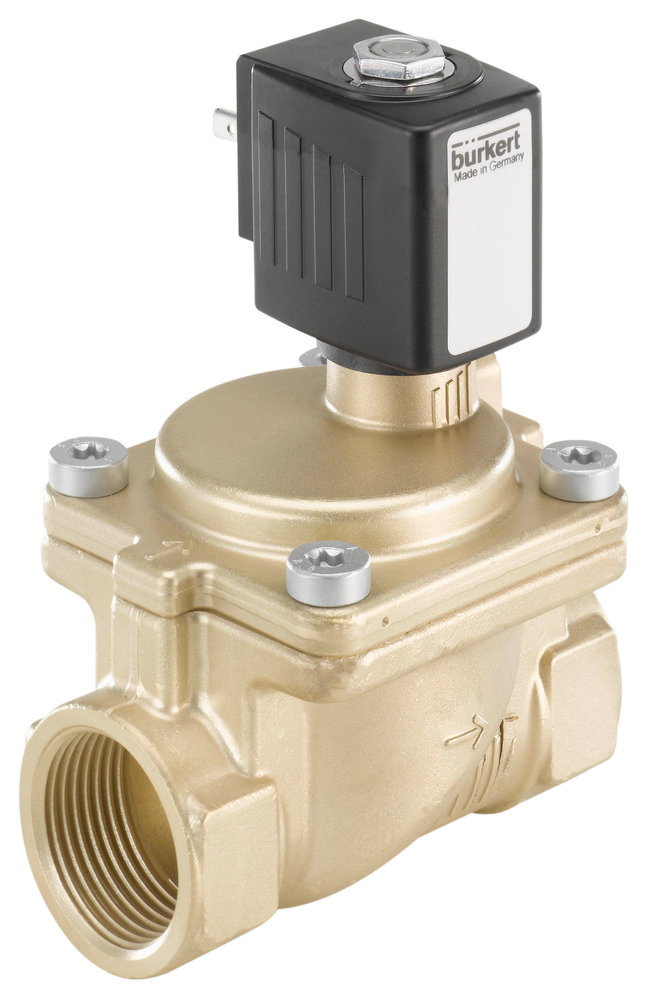Válvula Solenoide G1 1/2'' NC Latón FKM 0.2-16bar/3-232psi 24VAC/DC Antigolpe De Ariete Oxígeno Libre De Grasa/Aceite ATEX 6281 360633