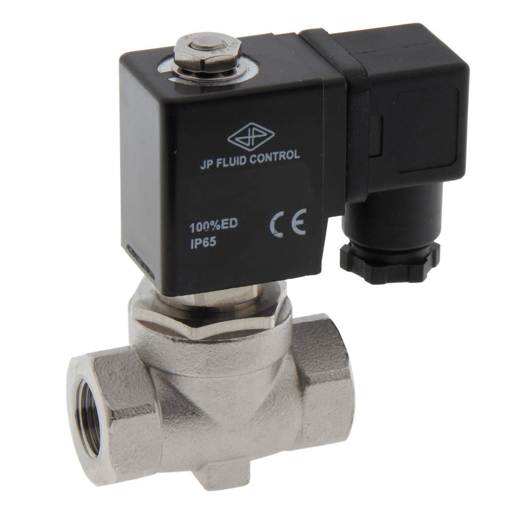 Solenoid Valve ST-SA 3/8'' stainless steel EPDM 0 bar (without coil)