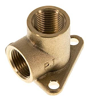 G 1/2'' Brass Wall mounted 2-way Air Junction 16 Bar