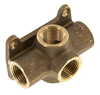 G 1/2'' Brass Wall Mounted 5-way Distributor 16 Bar