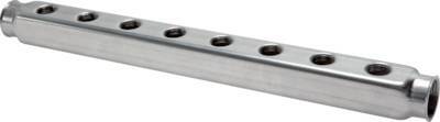 2xG 1'' x 10xG 1/2'' Stainless steel Distributor Block One-sided 10 Bar