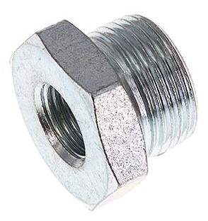 G 1/2'' x M22x1,5 F/M Anillo reductor de acero zincado 315 Barra - Hidráulica