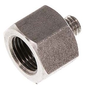 G 1/2'' x G 3/8'' F/M Anillo reductor de acero inoxidable 40 Bar