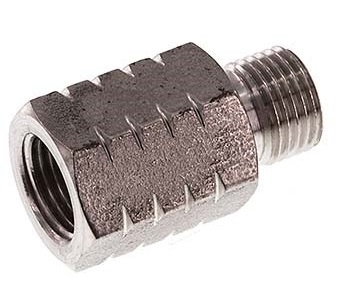 G 1/2'' x 1/2'' NPT M/F Anillo reductor de acero inoxidable 40 Bar - Hidráulico