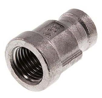 Rp 1/2'' x Rp 1/4'' Acier inoxydable Round Socket 16 Bar