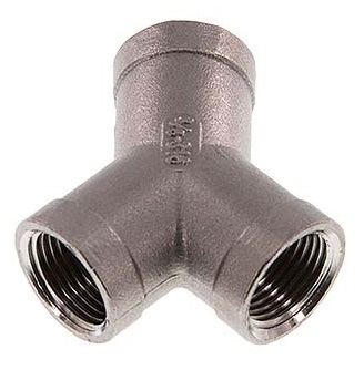 Rp 1/2'' Edelstahl Y-Stück 16 Bar