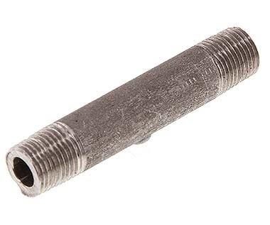 R 1/2'' Espiga doble de acero inoxidable 20 Bar DIN 2982 - 100mm