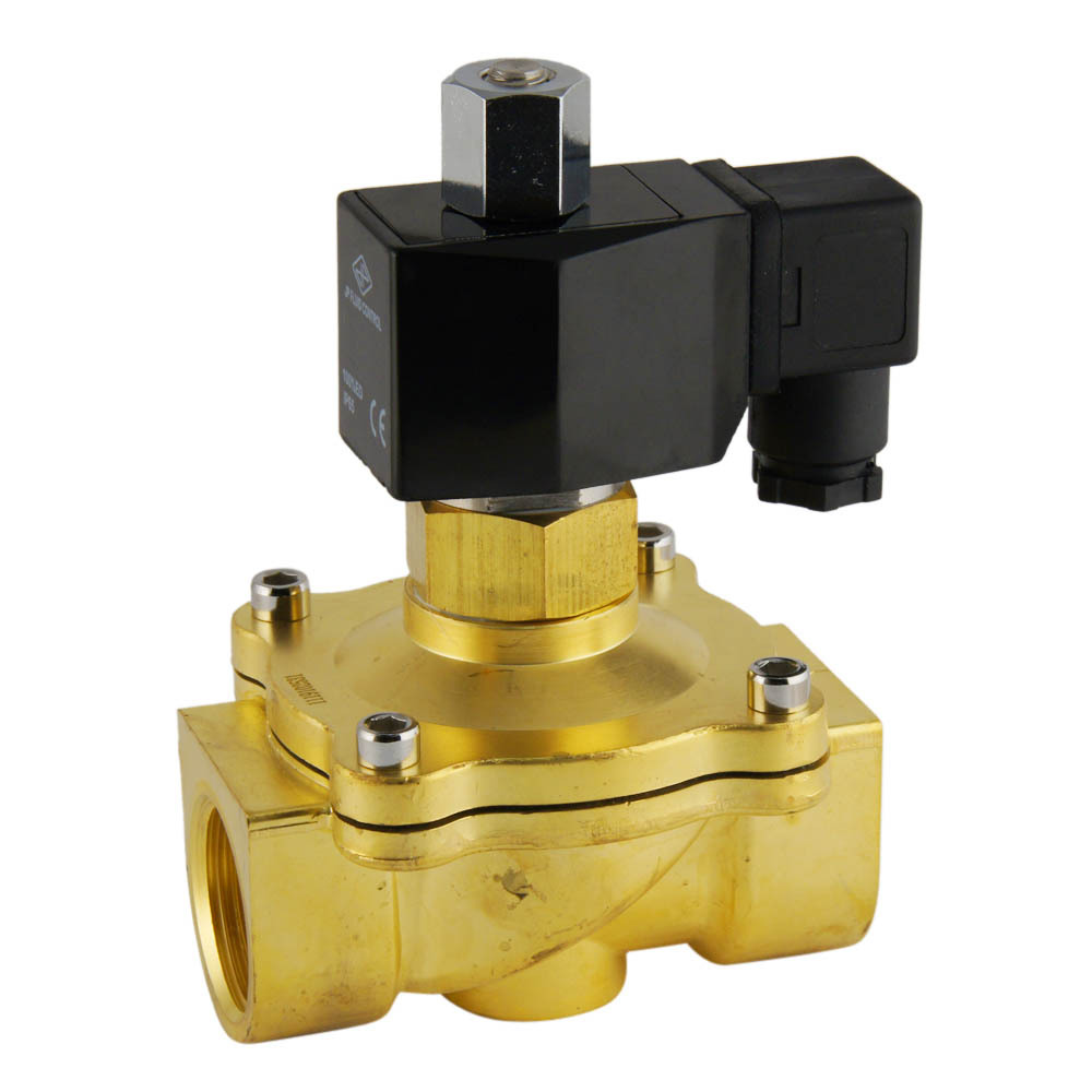 Solenoid Valve DF-SB 1'' NO brass EPDM 0 bar (without coil)