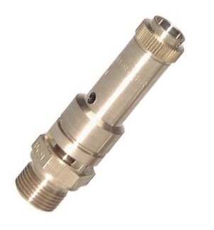 G 1/2'' Brass Pre-Set Safety Valve 0.2 bar (2.9 psi) DN 8