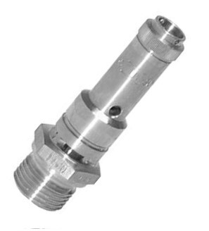 G 1/2'' Acero inoxidable 316 Válvula de seguridad preajustada 0,25 bar (3,63 psi) DN 8