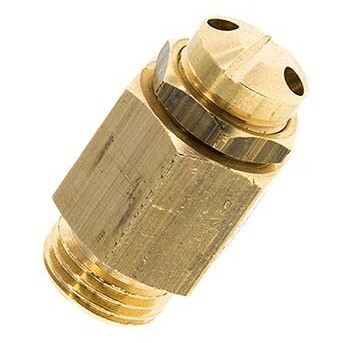 G 1/4'' Brass Adjustable Safety Valve 0.5-1 bar (7.25-14.50 psi)